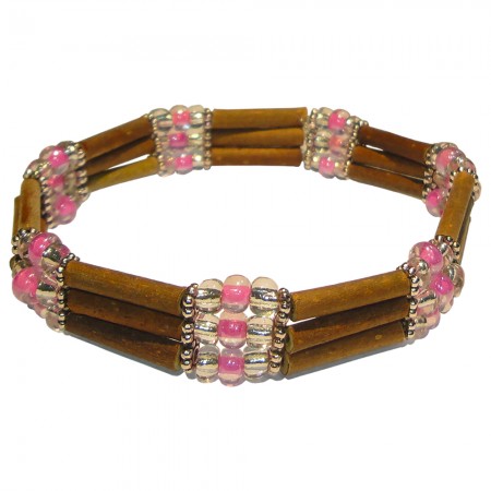 Bracelet Perles roses