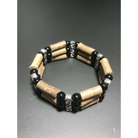 Bracelet Triple Tourmaline Noire