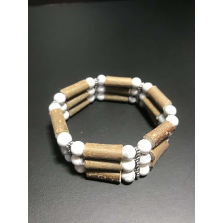 Bracelet Triple Howlite