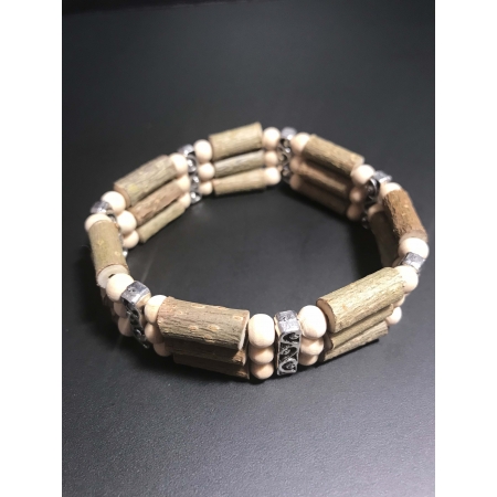 Bracelet Triple Bois de Hêtre