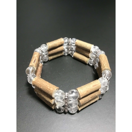 Bracelet Triple Cristal de Roche