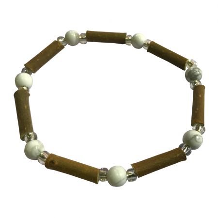 Bracelet Howlite Blanche